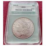 1883-O Morgan Dollar - NTC MS61