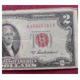 1953 Red Seal $2 Note
