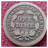 1853 (Arrows at Date) Liberty Seated Dime - Nice!