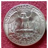 (2) Uncirculated 1961 Washington Quarters - P & D