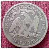 1876-CC Liberty Seated Half Dollar - Nice!