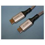 (3) Elecan 4K HDMI to USB-C Flex Belt / Braided Cables