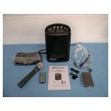 AmpliVox SW245B Compact Dual Wireless Microphone Bluetooth Audio Public Address PA Sound System - NEW IN BOX
