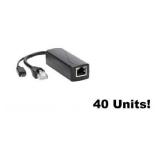 (40) Eaton Tripp-Lite NPOE-SPL-G-5VMU Active PoE Splitters - $20+/Each on Amazon! - NEW