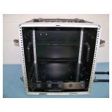 Gator Hard-Sided Case Case with Power Strip, Rack Rail, Telescoping Handle and Wheels