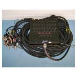 Rapco XLR & 1/4" Pro Audio Connection Box / Snake