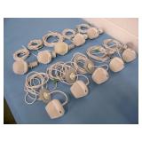 (10) Biamp Parle TCM-1EX Pendant Microphones / Mics (White)