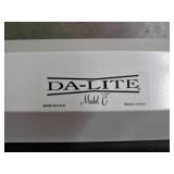 DA-LITE Model C Projection / Movie Screen with Faded Mark on Screen