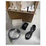 (6) PoE Power over Ethernet 48V 802.3af 100MB Injectors with Network LAN & Power Cables - NEW IN BOX