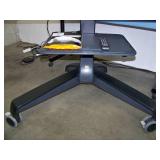 65" Samsung QB65R HDR 4K UHD (Ultra-High Def) Commercial Smart LED Display on Ergotron Neo-Flex Heavy-Duty Rolling TV Cart with Adjustable Shelf and Rotating TV Mount