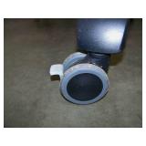 65" Samsung QB65R HDR 4K UHD (Ultra-High Def) Commercial Smart LED Display on Ergotron Neo-Flex Heavy-Duty Rolling TV Cart with Adjustable Shelf and Rotating TV Mount