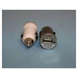 (MANY) USB Vehicle / Car Power Outlet Chargers (Black & White)