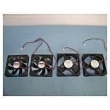 (4) Cooling Fans; (2 of 4) are San Ace 120, (2 of 4) are Protechnic