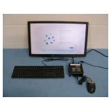 Intel NUC8IN Mini PC, NEC AS241W Monitor, Dell Keyboard and Mouse