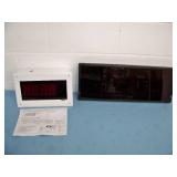 (2) Electronic Digital Clocks/Timers/Counters