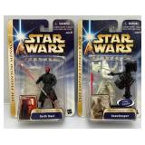 Vintage STAR WARS "The Empire Strikes Back & The Phantom Menace" Action Figures (New Old Stock)
