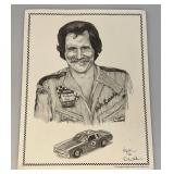 11" x 14" Dale EARNHARDT SR And  DALE EARNHARDT JR Pencil Sketch Prints