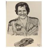 11" x 14" Dale EARNHARDT SR And  DALE EARNHARDT JR Pencil Sketch Prints