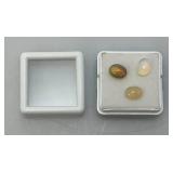 Three 6x8 MM Natural Ethiopian Oval Opals