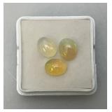 Three 6x8 MM Natural Ethiopian Oval Opals
