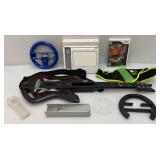 Vintage WII Guiltar hero Warriors Of Rock Game, Guitar And Other Wii Accessories