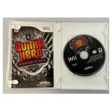 Vintage WII Guiltar hero Warriors Of Rock Game, Guitar And Other Wii Accessories