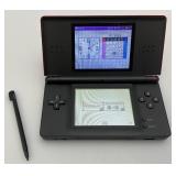 Vintage Nintendo DS Lite Complete With Charger, Pen And Carrying Case With Mario Hoops 3 On 3 Game (WORKS)