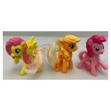 Group Of Vintage Collectible My little Pony Figures