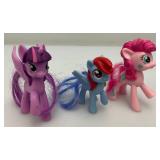 Group Of Vintage Collectible My little Pony Figures