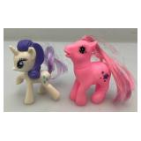 Group Of Vintage Collectible My little Pony Figures