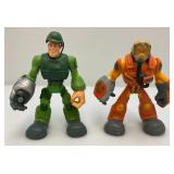 2003 Major Powers And The Star Squad Fisher Price Mario Bros Nintendo P-o1 Jeep And Action Figures And VHS