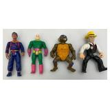 Misc. Collectible Action Figures Including Ghost Busters And More