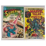 Vintage Misc. 30 Cent Comics Including Marvel Tales SPIDERMAN And More (Bagged And Carded)