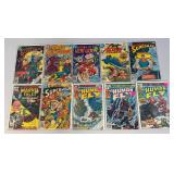 Vintage Misc. 35 Cent Comics Including Action Comics And More (Bagged And Carded)