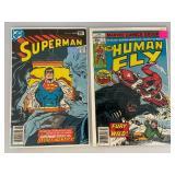 Vintage Misc. 35 Cent Comics Including Action Comics And More (Bagged And Carded)