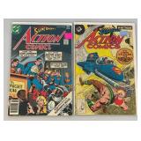 Vintage Misc. 35 Cent Comics Including SUPERMAN And More (Bagged And Carded)