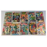 Vintage Misc. 50 Cent Comics Including Action Comics Superman And More (Bagged And Carded)