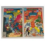 Vintage Misc. 50 Cent Comics Including Action Comics Superman And More (Bagged And Carded)