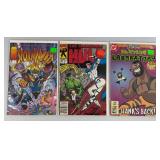 Misc. Comics Including "THEHULK" And More (Bagged An Carded)