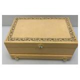 Vintage Jewelry Boxes With Misc. Jewelry And More