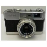 Vintage Minolta AL-F Rangefinder Film Camera With Rokkor Lens With Case