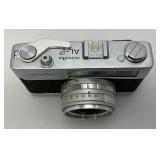 Vintage Minolta AL-F Rangefinder Film Camera With Rokkor Lens With Case