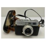 Vintage Minolta AL-F Rangefinder Film Camera With Rokkor Lens With Case