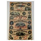 Misc. Bank Note Prints Unframed