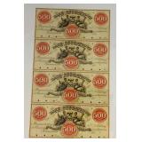 Misc. Bank Note Prints Unframed
