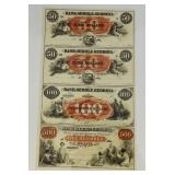 Misc. Bank Note Prints Unframed