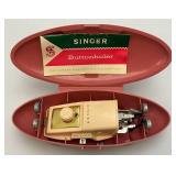 Vintage Singer Buttonholer In Original Packaging (Lightly Used)