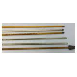 Vintage Wooden Arrows With Quiver