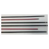 Vintage Wooden Arrows With Quiver