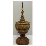 Est. $175.00 - $2,000.00 Burmese Gilded Offering Vessel From Burma